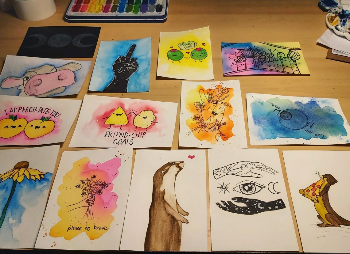 161 pandemic postcards